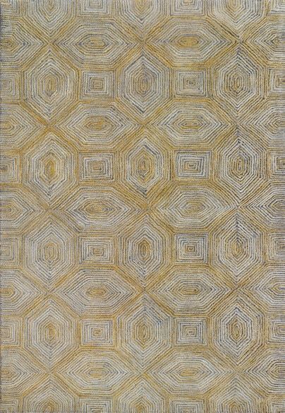 Dynamic Rugs ARIANA 8181-790 Gold and Dark Grey